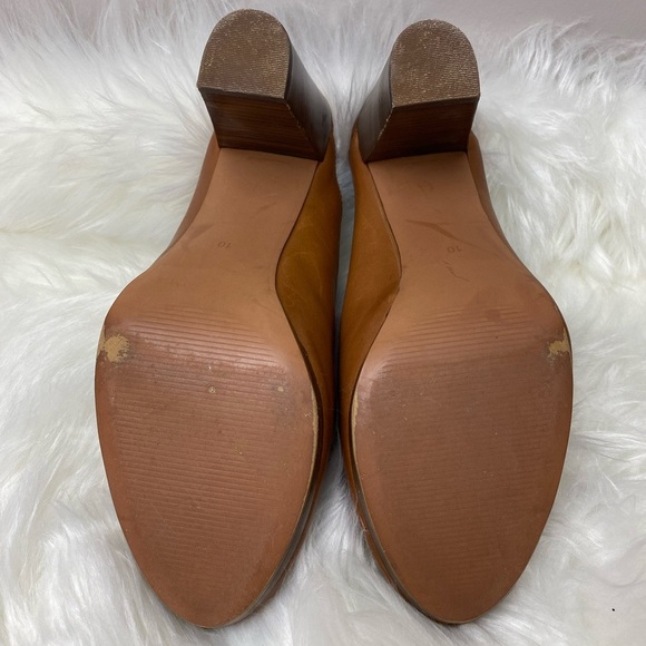 EUC Madewell Leather High-Heel Clogs - Picture 7 of 11